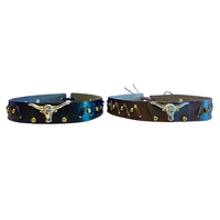 Hat Accessory with Longhorn emblem fits all hat sizes