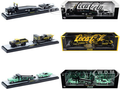 Auto Haulers Coca-Cola Set of 3 pieces Release 48 Limited Edition to 4800 pieces Worldwide 1/64 Diecast Models by M2 Machin...