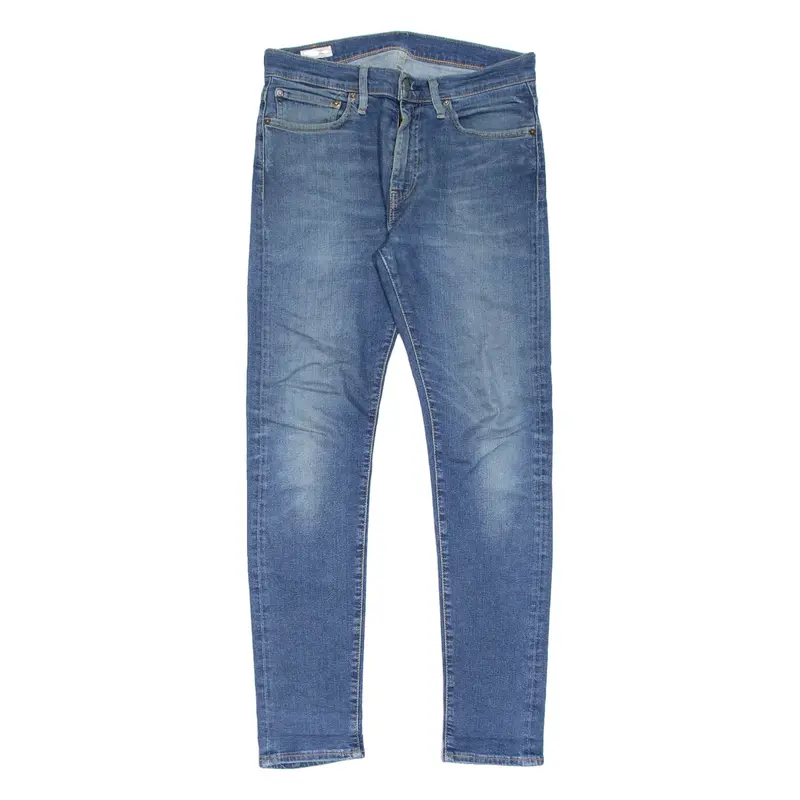 LEVI'S 510 BIG E Jeans Mens Blue Slim Skinny Stone Wash W31 L32