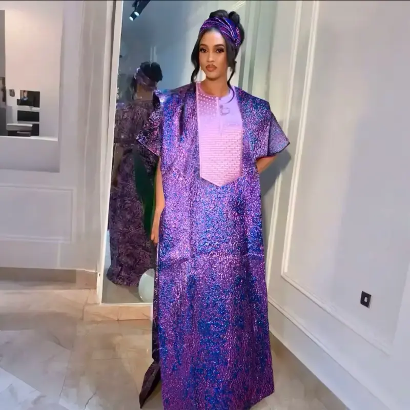 New Fashion 2025 Elegant Outfit with Vibrant Colors and Unique Design for Stylish Outings - Women's Gown, Abaya, Robe, Maxi L...