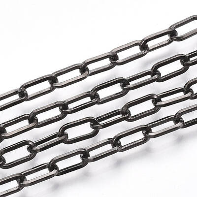 Unwelded Iron Paperclip Chains