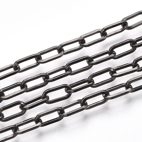 Unwelded Iron Paperclip Chains