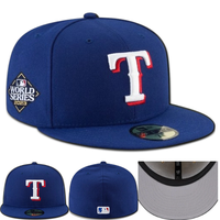 Texas Rangers Fitted Blue Fitted Cap - World Series Champion Patch Edition, Texas Rangers Glory Hat, cap for men