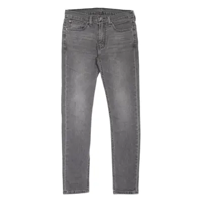 LEVI'S 519 Jeans Mens Grey Slim Skinny Stone Wash W30 L31