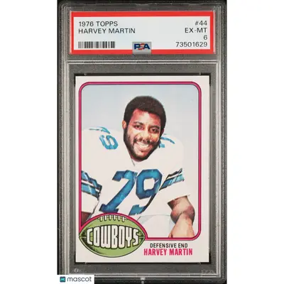 Harvey Martin PSA 1976 Topps Football #44 6 73501629