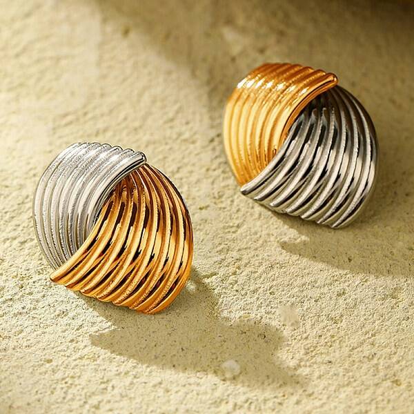 304 Stainless Steel Stud Earrings for Women