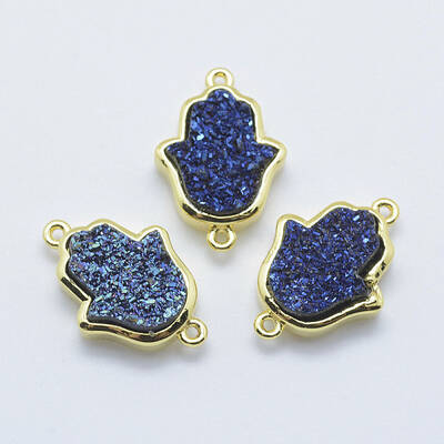 Druzy Resin Links connectors