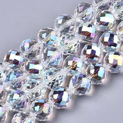 Electroplate Glass Beads Strands