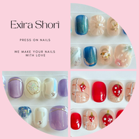 NEW Extra Short 200-224 Press On Nail Selections