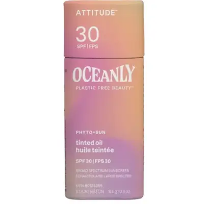 Attitude Oceanly Sunscreen - PHYTO-SUN Tinted Shimmer SPF 30 85 g