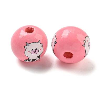 Natural Wood European Beads