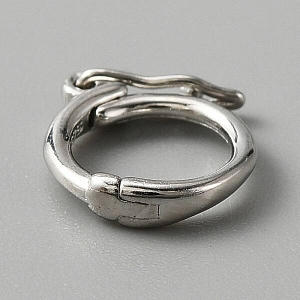 Anti-Tarnish 925 Sterling Silver Twister Clasp