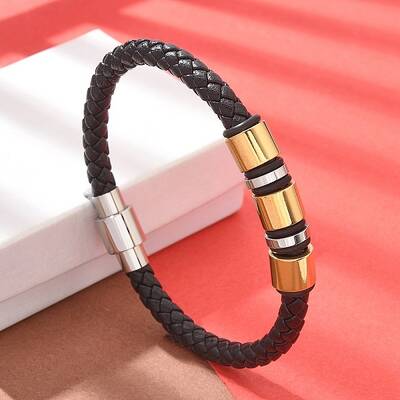 Braided Microfiber Leather Cord Bracelets