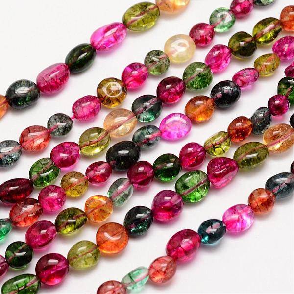 Natural Crackle Quartz Bead Strands