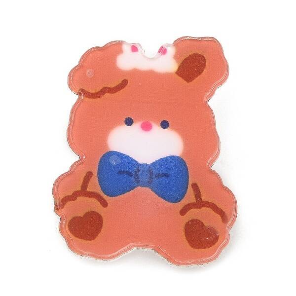 Cartoon Style Acrylic Brooches