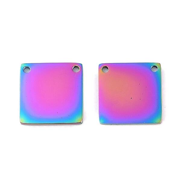 Ion Plating(IP) 304 Stainless Steel Stamping Blank Tag Pendants