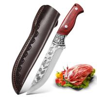 Daisy Pattern Multi-Purpose Knife Cutting Knife with Sheath for Cutting Meat and Vegetables for Boning Fruit for Steak Outdoo...