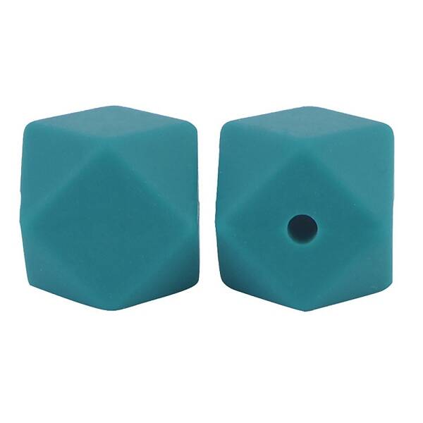 Octagon Food Grade Silicone Beads
