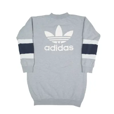 ADIDAS Sweatshirt Grey Womens UK 10