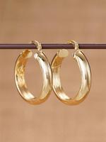 Vintage Hoop Earrings, Fashionable Earrings for Women, Elegant Jewelry for Party, Daily Clothing Decor, Trendy All-match & Ex...