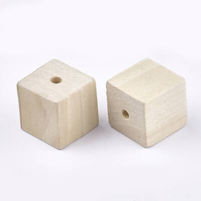 Natural Wood European Beads