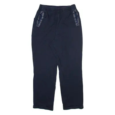 ADIDAS Mens Track Pants Blue Straight M W26 L27