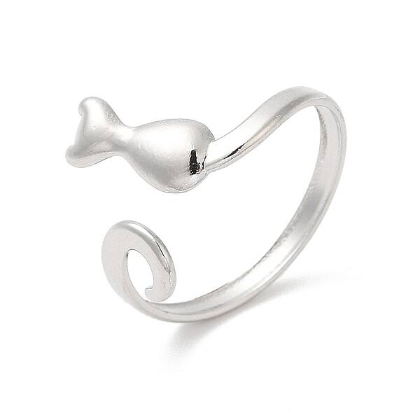 Non-Tarnish 304 Stainless Steel Cuff Finger Rings