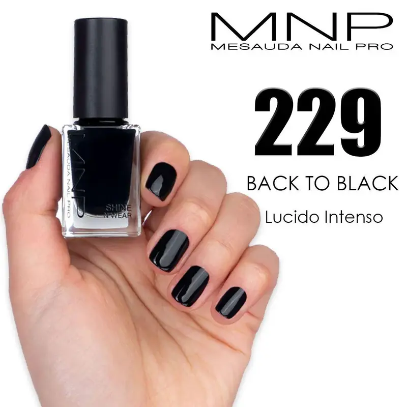 MNP 10ML SHINE N'WEAR - 229 - Back to Black