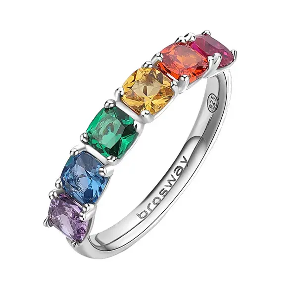 Brosway FJR07 Joyful Rainbow Silver Ring - Circuit: 50 mm