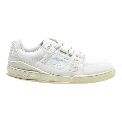 LOUIS VUITTON Sneaker Trainers White Synthetic Mens UK 6