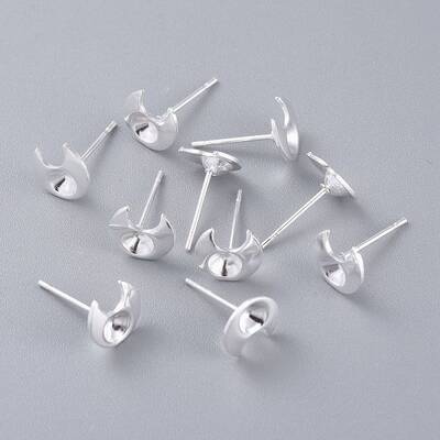 304 Stainless Steel Stud Earring Settings