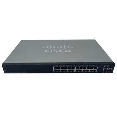 SG200-26FP-AU Cisco Small Business 250 Series PoE 24 x Ports 10/100/1000Base-T + 2 x combo Gigabit SFP Layer 2 Managed Gigabi...