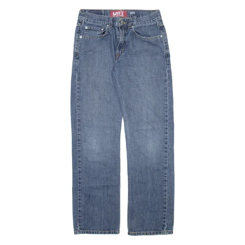 LEVI'S 514 Jeans Boys Blue Slim Straight Stone Wash W29 L29