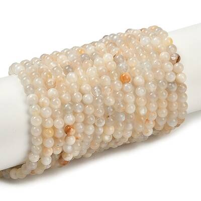 Natural White Moonstone Beads Strands