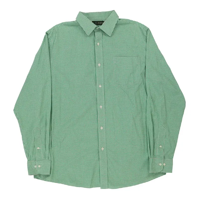 Lauren Ralph Lauren Checked Shirt - XL Green Cotton