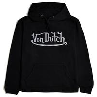 Von Dutch Originals Silver Glitter on Black Hoodie