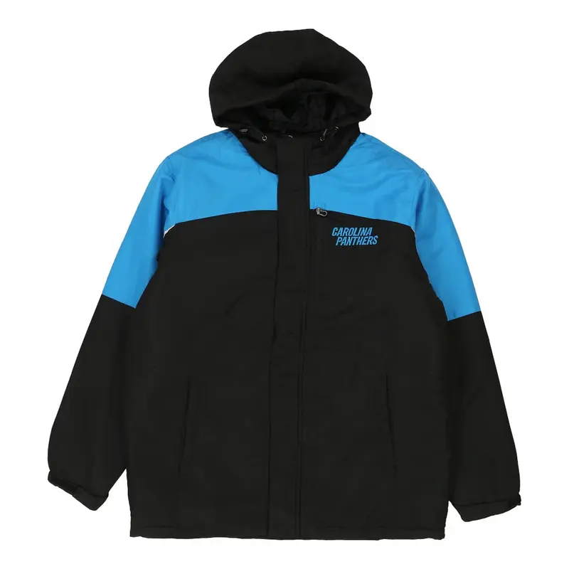 Carolina Panthers Nfl Jacket - Large Black Polyester