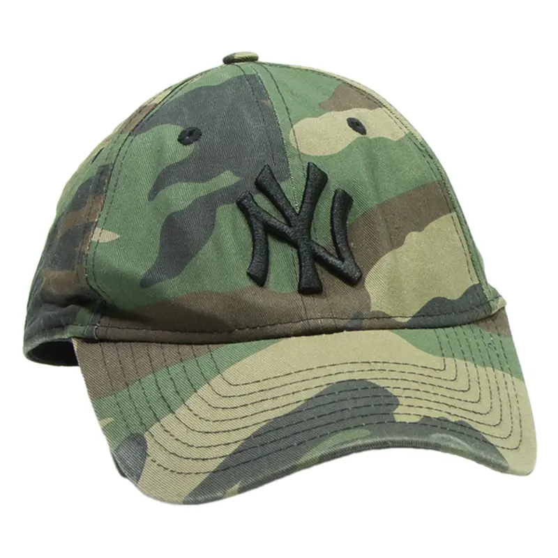 NEW ERA Mens Baseball Cap Green Camouflage M
