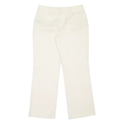 TOMMY HILFIGER Womens Trousers Cream Relaxed Bootcut W32 L31
