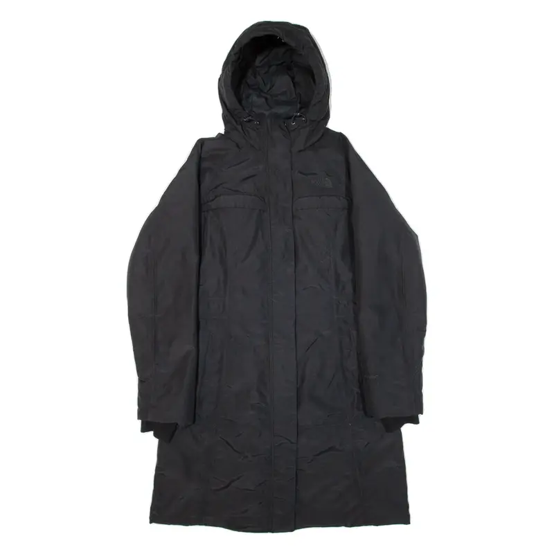 THE NORTH FACE HyVent Insulated Womens Coat Black Nylon Hooded S