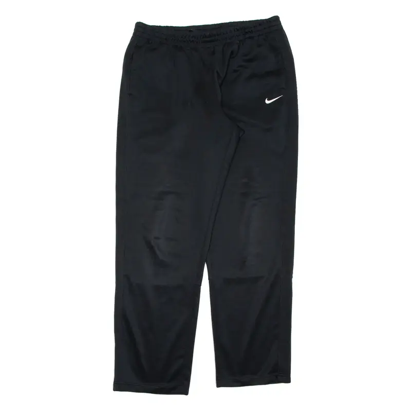 NIKE Mens Track Pants Black Tapered XL W36 L33