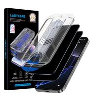 Summer Hacks【2PCS】Privacy Protects Screen Protector Tempered Glass Film for iPhone 12-16 Plus Pro Max Auto Dust Eliminati...