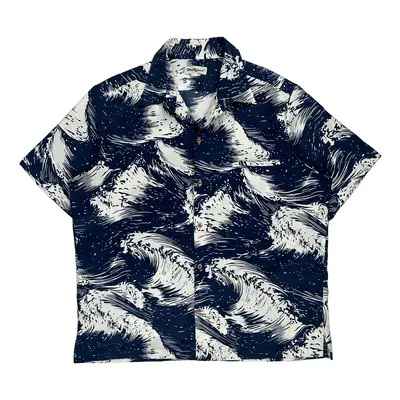 Tori Richard Hawaiian Shirt - XL Blue Cotton