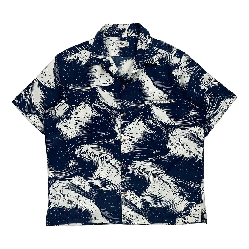 Tori Richard Hawaiian Shirt - XL Blue Cotton