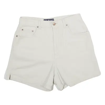HALSTON Womens Denim Shorts Blue UK 8 W28