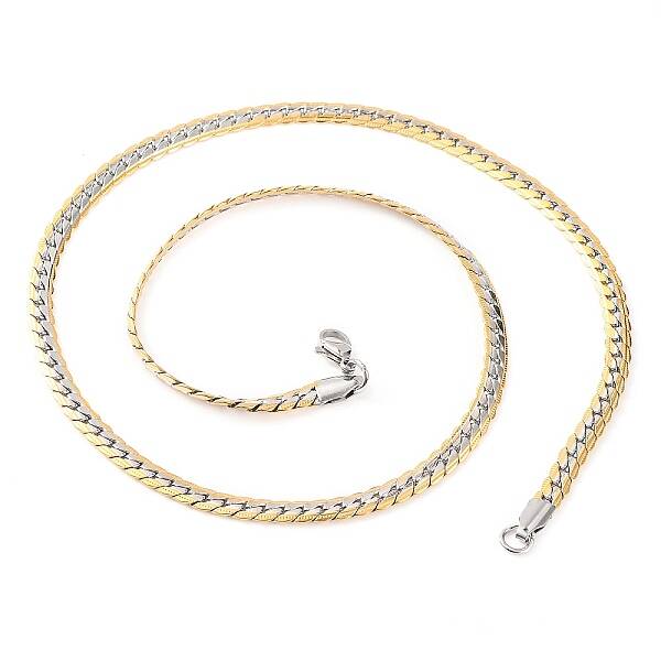 304 Stainless Steel Twist Chain Necklaces for Women