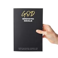 God Growth Goals Journal - Daily Christian Self Improvement Journal