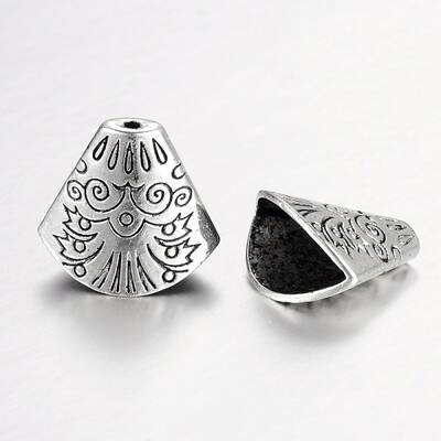 Tibetan Style Alloy Bead Cones