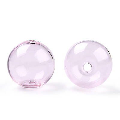 Transparent Blow High Borosilicate Glass Globe Beads