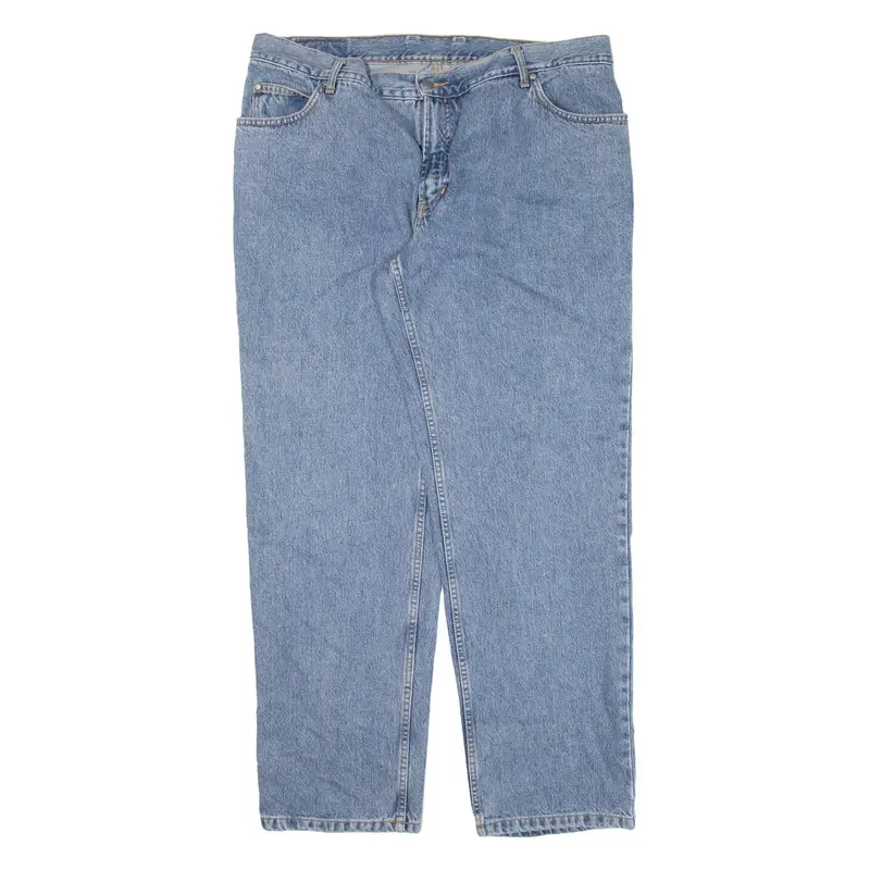 H.I.S Mens Jeans Blue Regular Straight W40 L32